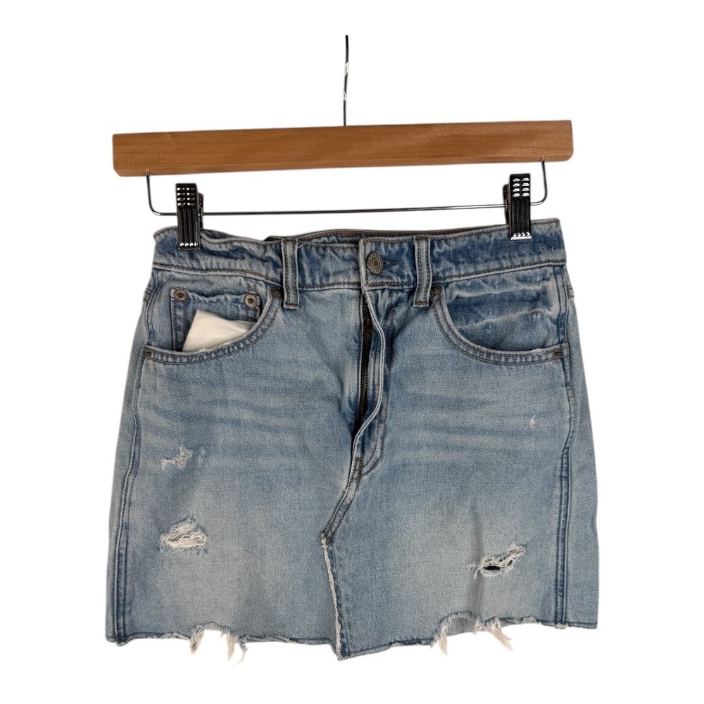Gap Denim Kids Distressed Skirts size 14 Blue
